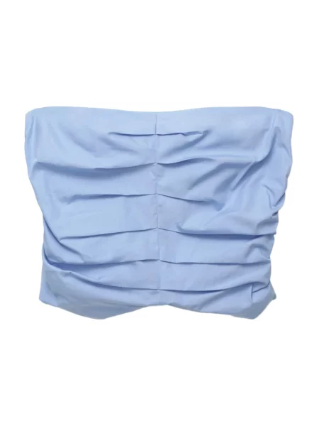 Pull&Bear Top deschis albastru
