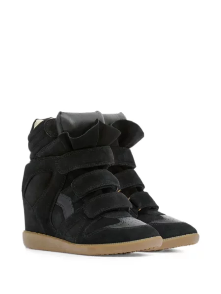 Sneakerși Isabel Marant cu pană negru