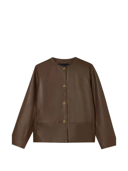 Geanta de piele Brooks Brothers maro