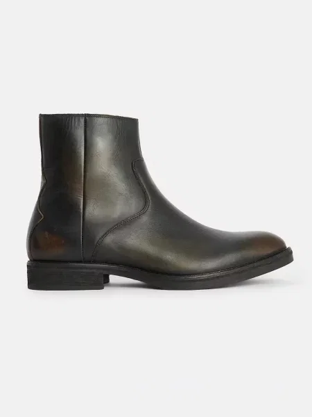 Botine Allsaints din piele maro