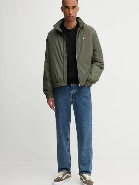 Palton Tommy Jeans negru