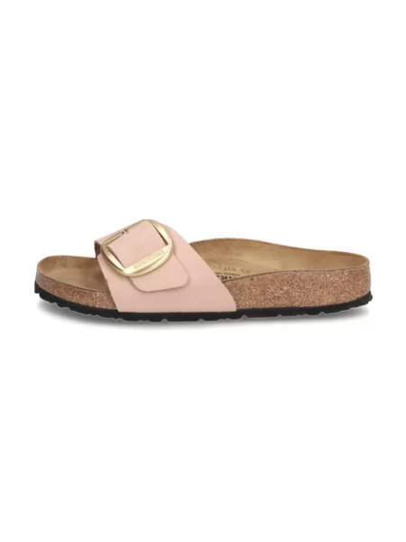 Pantofle Birkenstock s přezkou růžové