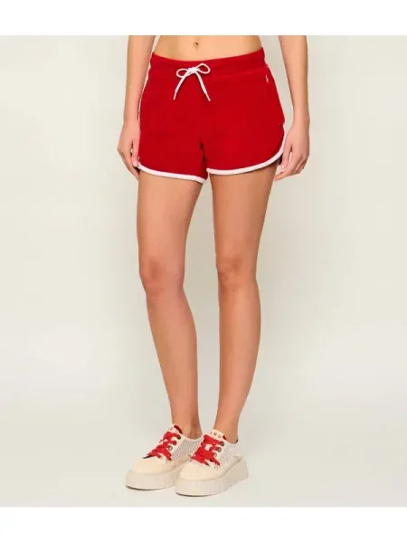 POLO RALPH LAUREN Pantaloni scurți | Relaxed fit frotir roșu