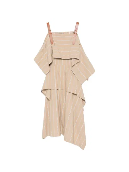 Rochie maxi Moschino cu dungi cu bretele