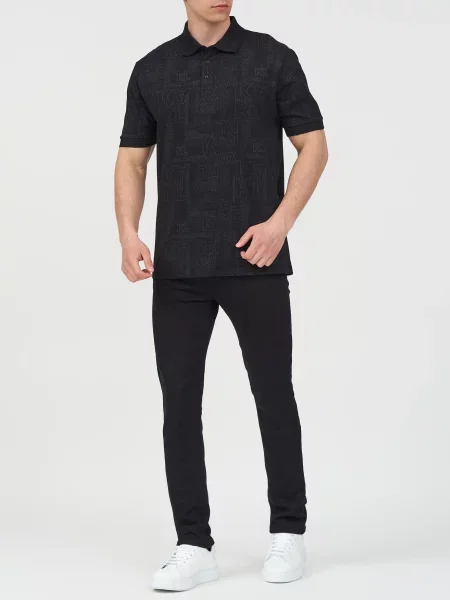 Поло Karl Lagerfeld черное