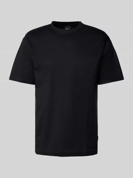T-shirt o kroju relaxed fit z czystej bawełny model FRED LIFE' Only & Sons czarna