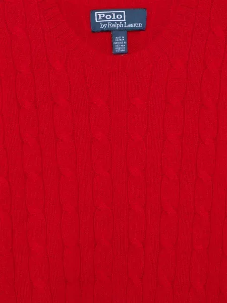 Sweter dziecięcy Polo Ralph Lauren czerwony