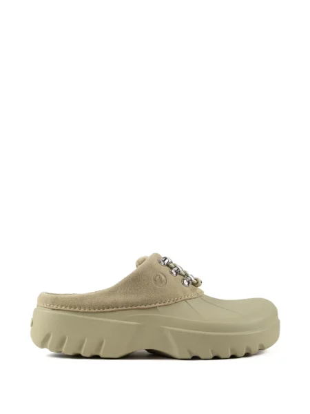 Papuci tip mules Crocs verde