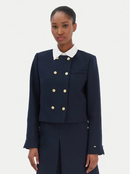 TOMMY HILFIGER Prijelazna jakna mornarsko plava tamnoplava