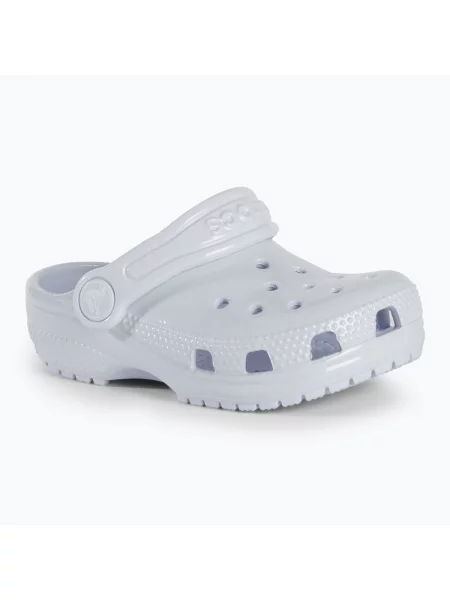 Детски джапанки Crocs Classic High Shine Clog Toddler dreamspace синьо