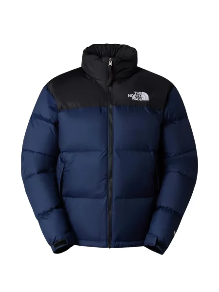 Geacă cu puf The North Face retro albastru