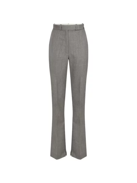 Pantaloni Elisabetta Franchi de lână gri