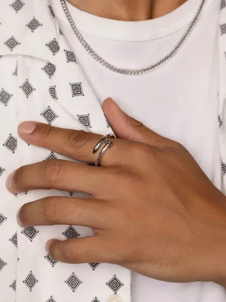 Žiedas Nialaya Jewelry sidabrinė