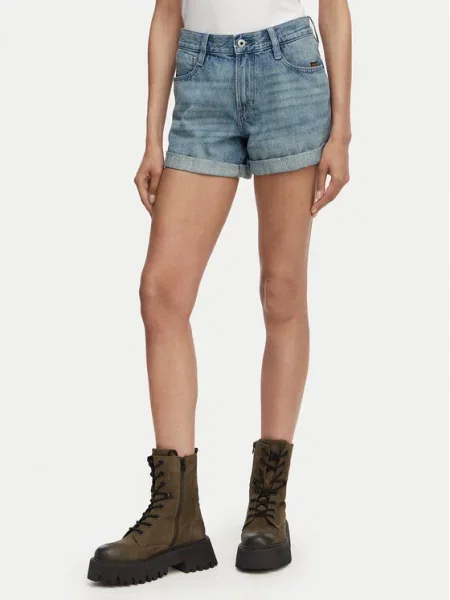 G-Star Raw Pantaloni scurți de blugi Judee albastru