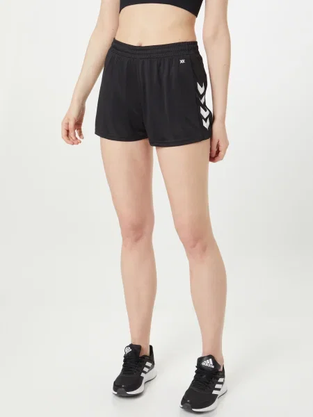 Hummel Pantaloni sport negru alb