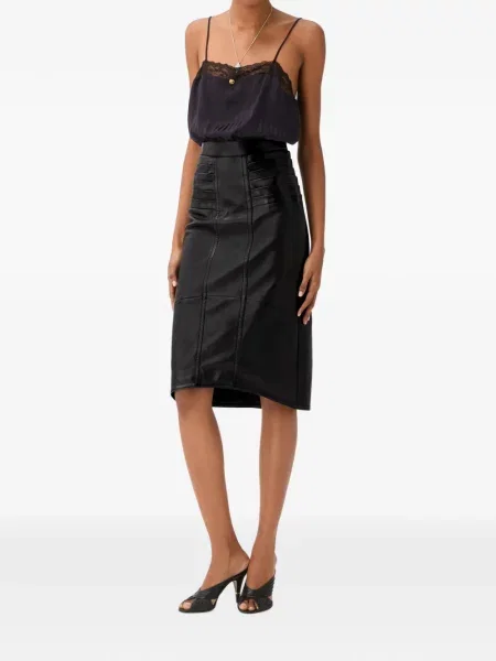 Fustă midi Versace negru