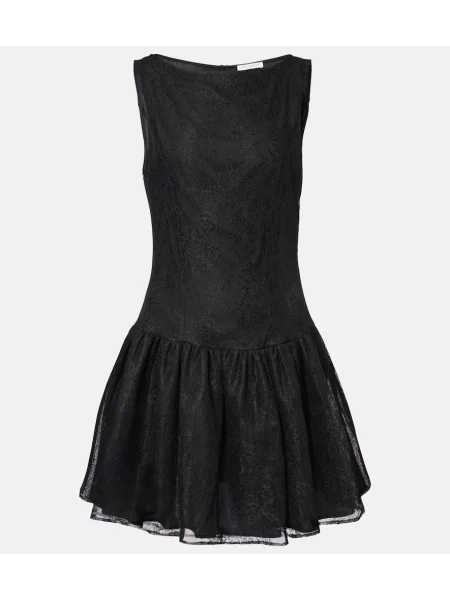 Rochie Nina Ricci cu funde din dantelă negru