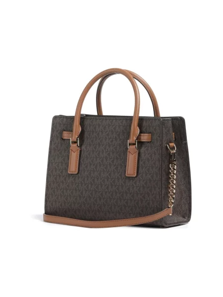 Geantă MICHAEL Michael Kors Hamilton Moderne închis maro