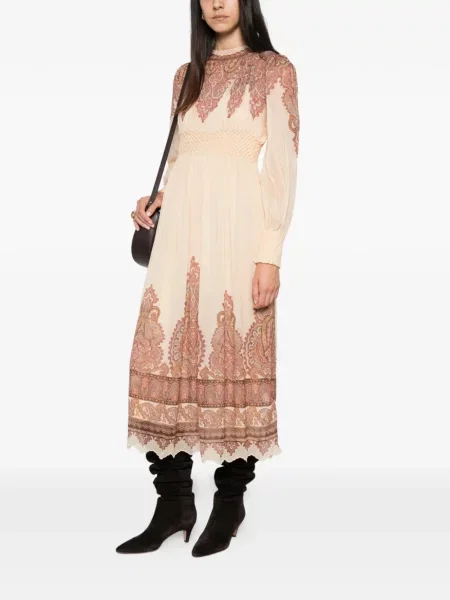 Rochie midi Zimmermann cu imagine cu model paisley