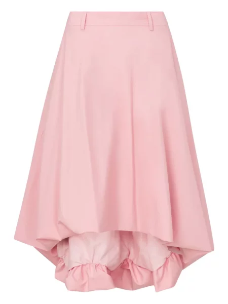 Пола Moschino с волани розово