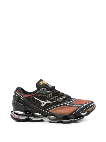 Sneakerși Mizuno cu șireturi din dantelă negru