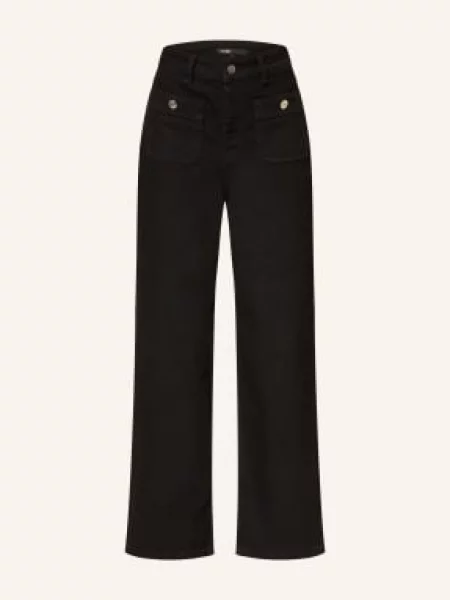 Maje Proste Dżinsy schwarz czarne