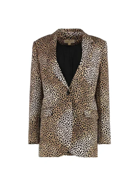 Wielobarwność marynarka Michael Kors w panterkę