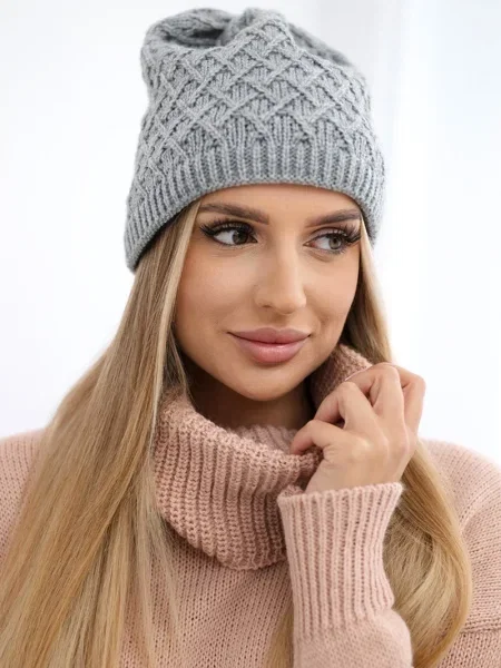 Șapcă Kesi din fleece gri