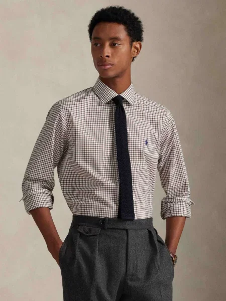 POLO RALPH LAUREN Cămașă | Custom fit maro