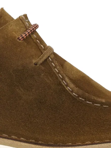 Pantofi loafer Astorflex cu șireturi din dantelă maro