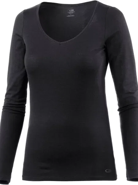 ICEBREAKER Tricou funcțional Siren' negru