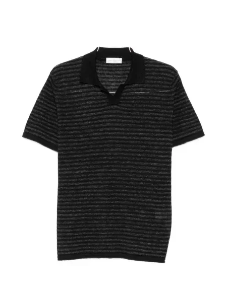 Tricou Roberto Collina tricotate negru