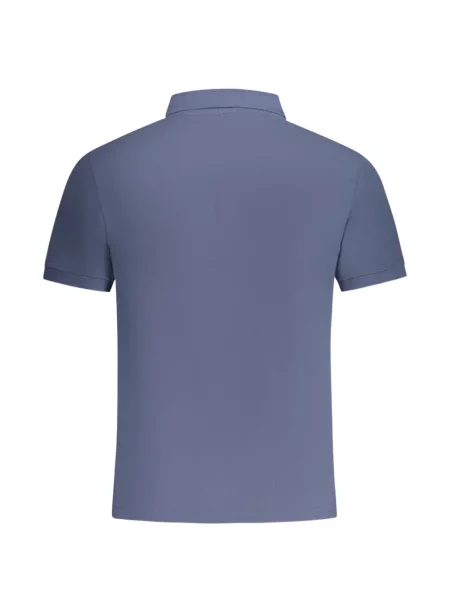 Tricou polo North Sails cu autograf albastru
