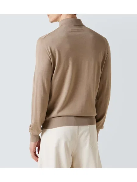 Pulover Zegna de mătase bej