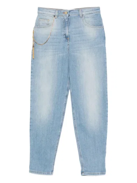 Spodnie Elisabetta Franchi niebieskie