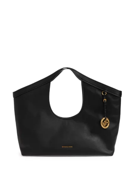 Geantă Michael Michael Kors din piele cu volane roz