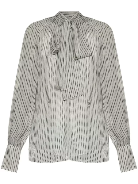 Bluză Givenchy de mătase alb