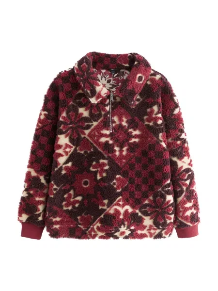 Next Sveter nebielená burgundská bordová