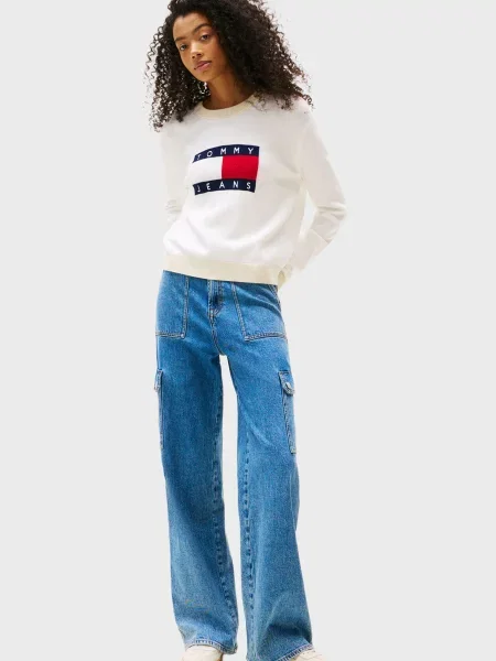 Светр Tommy Jeans білий