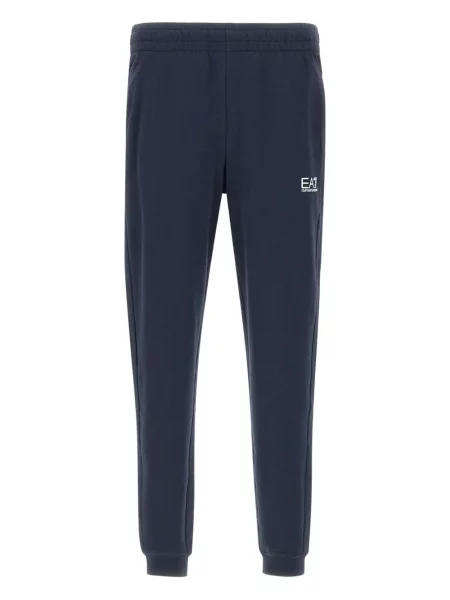 Pantaloni Ea7 Emporio Armani albastru