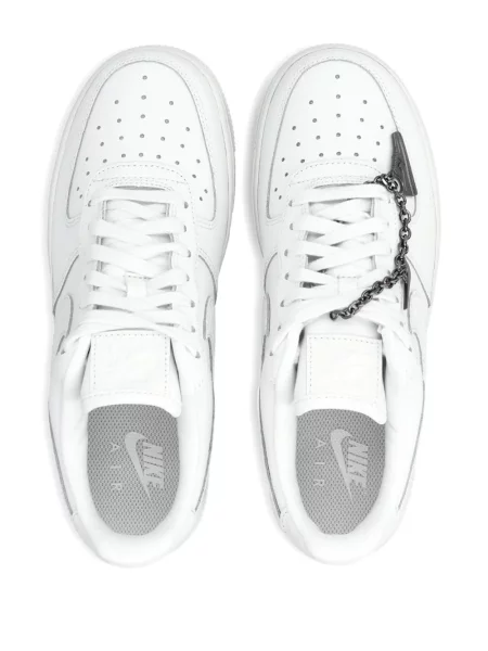 Sweter Nike zamszowy plisowany z nadrukiem brązowy