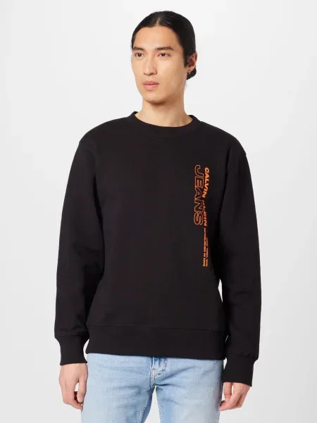 Melegítő felső Calvin Klein Jeans fekete