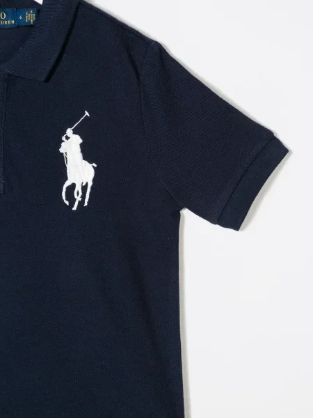 Koszulka polo dziecięca Polo Ralph Lauren niebieska