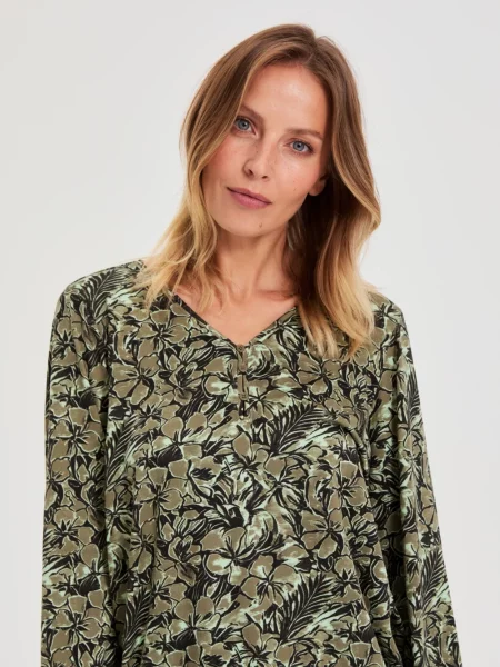 Tricou cu mânecă lungă Marisse cu mâneci lungi negru