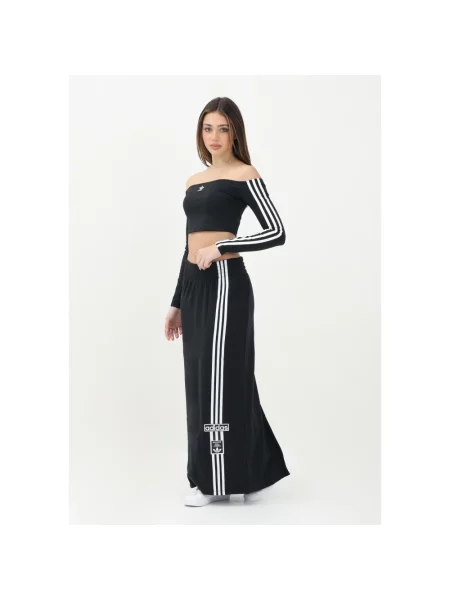 Adidas Originals spódnica MAXI SKIRT maxi prosta czarny