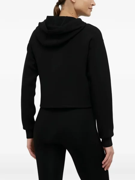 Top Guess cu glugă cu imagine negru