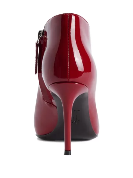 Botine Giuseppe Zanotti din piele de lac roșu