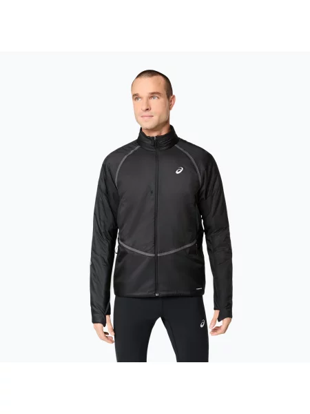 Geacă de alergare pentru bărbați ASICS Road Winter Jacket performance black negru