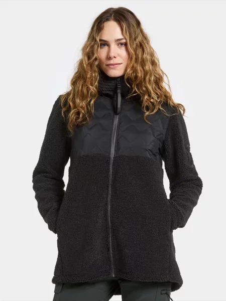 Didriksons Jachetă fleece funcțională BIBI' negru