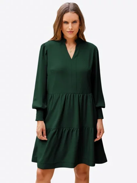 Imily Bela Rochie închis verde